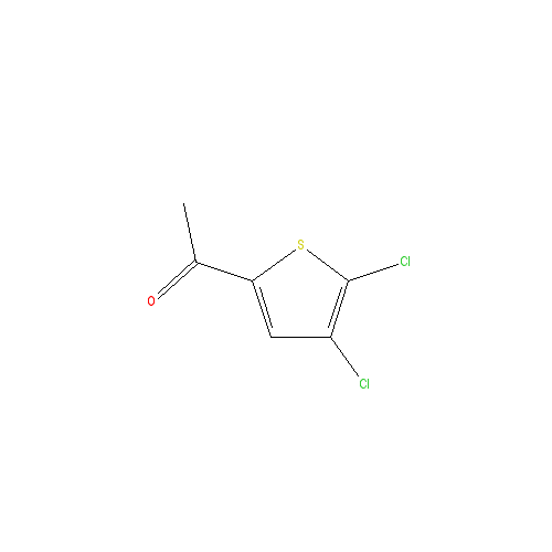 Chemical structure of 2-Acetyl-4,5-dichlorothiophene