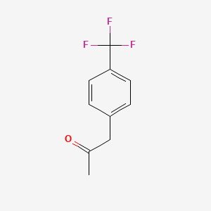 Chemical structure of 1-(4-(Trifluoromethyl)phenyl)propan-2-one