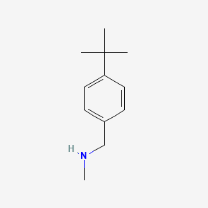 Chemical structure of [(4-Tert-butylphenyl)methyl](methyl)amine
