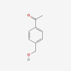 Chemical structure of 1-(4-(Hydroxymethyl)phenyl)ethanone