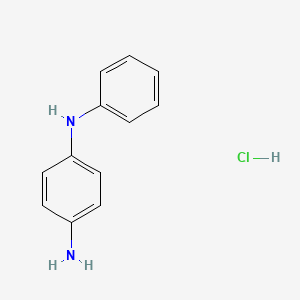 Chemical structure of 1-(4-(Aminomethyl)phenyl)pyridin-1-ium chloride