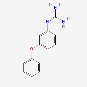 Chemical structure of 1-(3-Phenoxyphenyl)guanidine