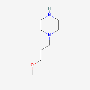 Chemical structure of 1-(3-Methoxypropyl)piperazine