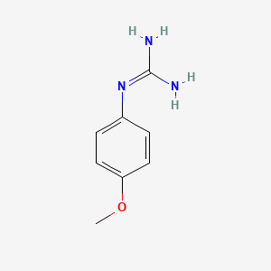Chemical structure of 1-(3-Methoxyphenyl)guanidine