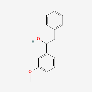Chemical structure of 1-(3-Methoxyphenyl)-2-phenylethanol
