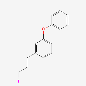 Chemical structure of 1-(3-iodopropyl)-3-phenoxybenzene