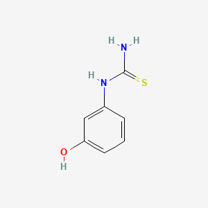 Chemical structure of (3-Hydroxyphenyl)thiourea