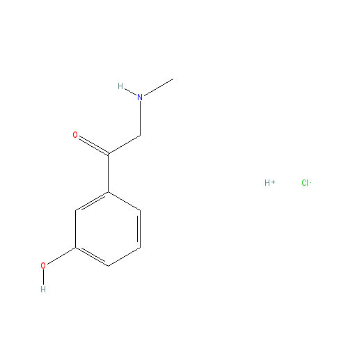 Chemical structure of Phenylephrone hydrochloride
