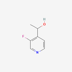 Chemical structure of 1-(3-Fluoropyridin-4-yl)ethanol