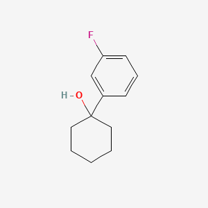 Chemical structure of 1-(3-Fluorophenyl)cyclohexanol