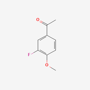 Chemical structure of 1-(3-Fluoro-2-methoxyphenyl)ethanone