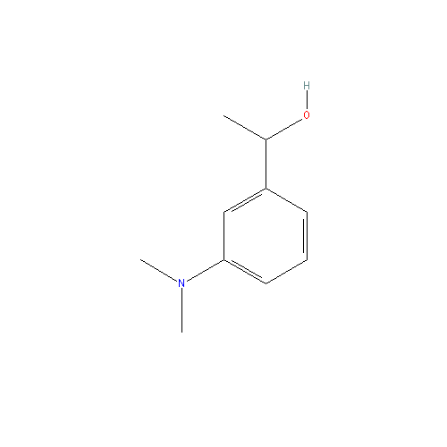 Chemical structure of 1-(3-Dimethylaminophenyl)ethanol