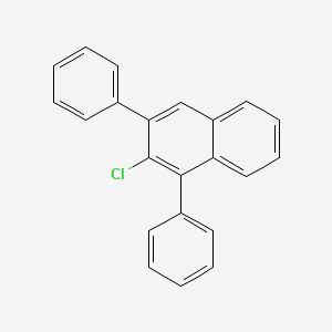 Chemical structure of 1-(3-Chlorophenyl)-8-phenylnaphthalene