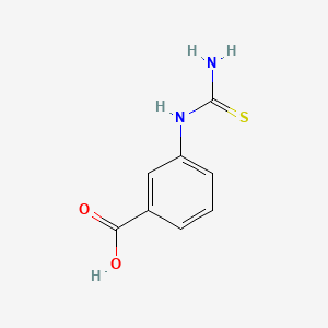 Chemical structure of 1-(3-CARBOXYPHENYL)-2-THIOUREA