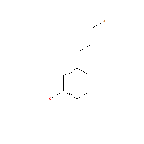 Chemical structure of 1-(3-Bromopropyl)-3-methoxybenzene