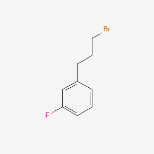 Chemical structure of 1-(3-Bromopropyl)-3-Fluorobenzene