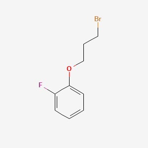 Chemical structure of 1-(3-Bromopropoxy)-2-fluorobenzene