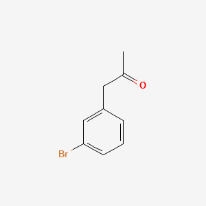 Chemical structure of 1-(3-bromophenyl)propan-2-one