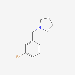 Chemical structure of 1-(3-Bromobenzyl)pyrrolidine