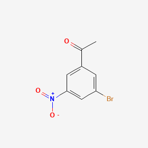 Chemical structure of 1-(3-Bromo-5-nitrophenyl)ethanone