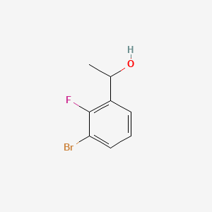Chemical structure of 1-(3-Bromo-2-Fluorophenyl)Ethanol
