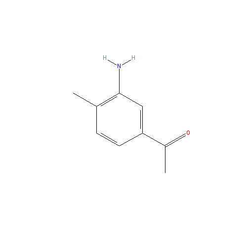 Chemical structure of 1-(3-Amino-4-methylphenyl)ethanone