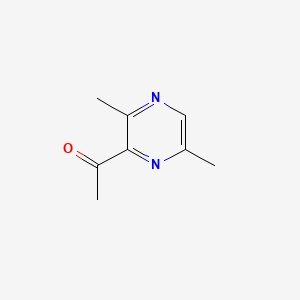 Chemical structure of 2-Acetyl-3,6-dimethylpyrazine