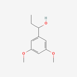Chemical structure of 1-(3,5-dimethoxyphenyl)propan-1-ol