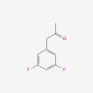 Chemical structure of 1-(3,5-Difluorophenyl)propan-2-one