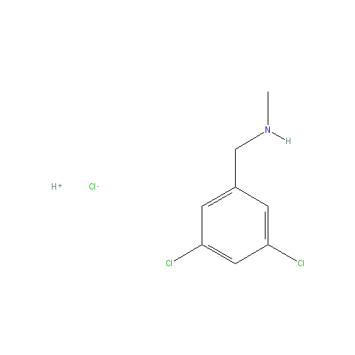 Chemical structure of 3,5-Dichloro-N-methylbenzenemethanamine