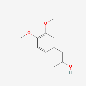Chemical structure of 1-(3,4-Dimethoxyphenyl)propan-2-ol