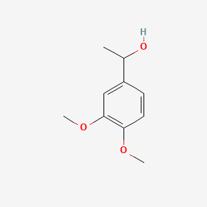 Chemical structure of 1-(3,4-Dimethoxyphenyl)ethanol