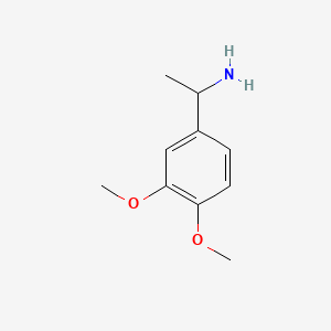 Chemical structure of 1-(3,4-Dimethoxyphenyl)ethanamine