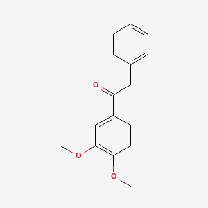 Chemical structure of 1-(3,4-Dimethoxyphenyl)-2-phenylethanone