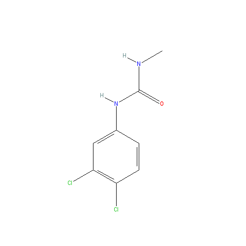 Chemical structure of Monomethyldiuron