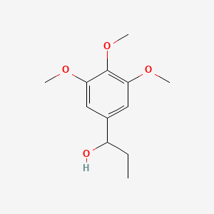 Chemical structure of 1-(3,4,5-Trimethoxyphenyl)propan-1-ol