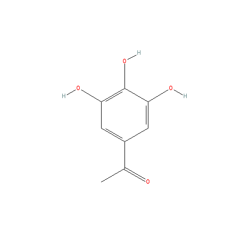 Chemical structure of 3',4',5'-Trihydroxyacetophenone
