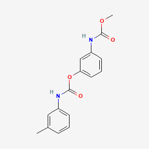 Chemical structure of 1-(3,4,5-Trihydroxypentanoyl)-β-carboline