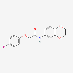 Chemical structure of 1-(3-(benzyloxy)-2-fluoro-6-nitrophenyl)propan-2-one
