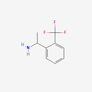 Chemical structure of 1-(2-Trifluoromethylphenyl)ethylamine