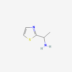 Chemical structure of 1-(2-Thiazolyl)ethylamine