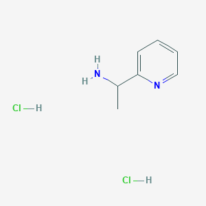 Chemical structure of 1-(2-Pyridyl)ethylamine Dihydrochloride