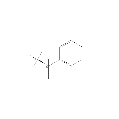 Chemical structure of 1-(2-Pyridyl)ethylamine