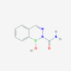 Chemical structure of 1-(2-Pyridyl)-1H-pyrazole-4-boronic acid