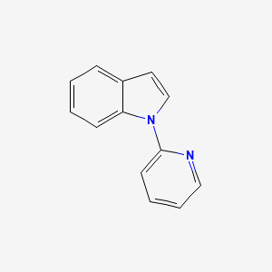 Chemical structure of 1-(2-Pyridyl)-1H-indole