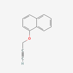 Chemical structure of 1-(2-Propynyloxy)naphthalene