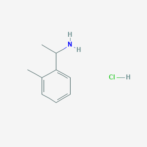 Chemical structure of 1-(2-Methylphenyl)ethanamine Hydrochloride