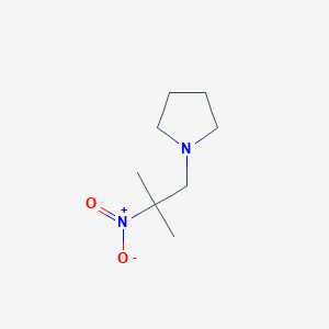 Chemical structure of 1-(2-methyl-2-nitropropyl)pyrrolidine
