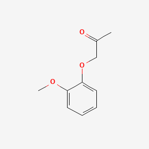 Chemical structure of 1-(2-Methoxyphenoxy)propan-2-one