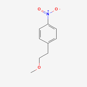 Chemical structure of 1-(2-Methoxyethyl)-4-nitrobenzene